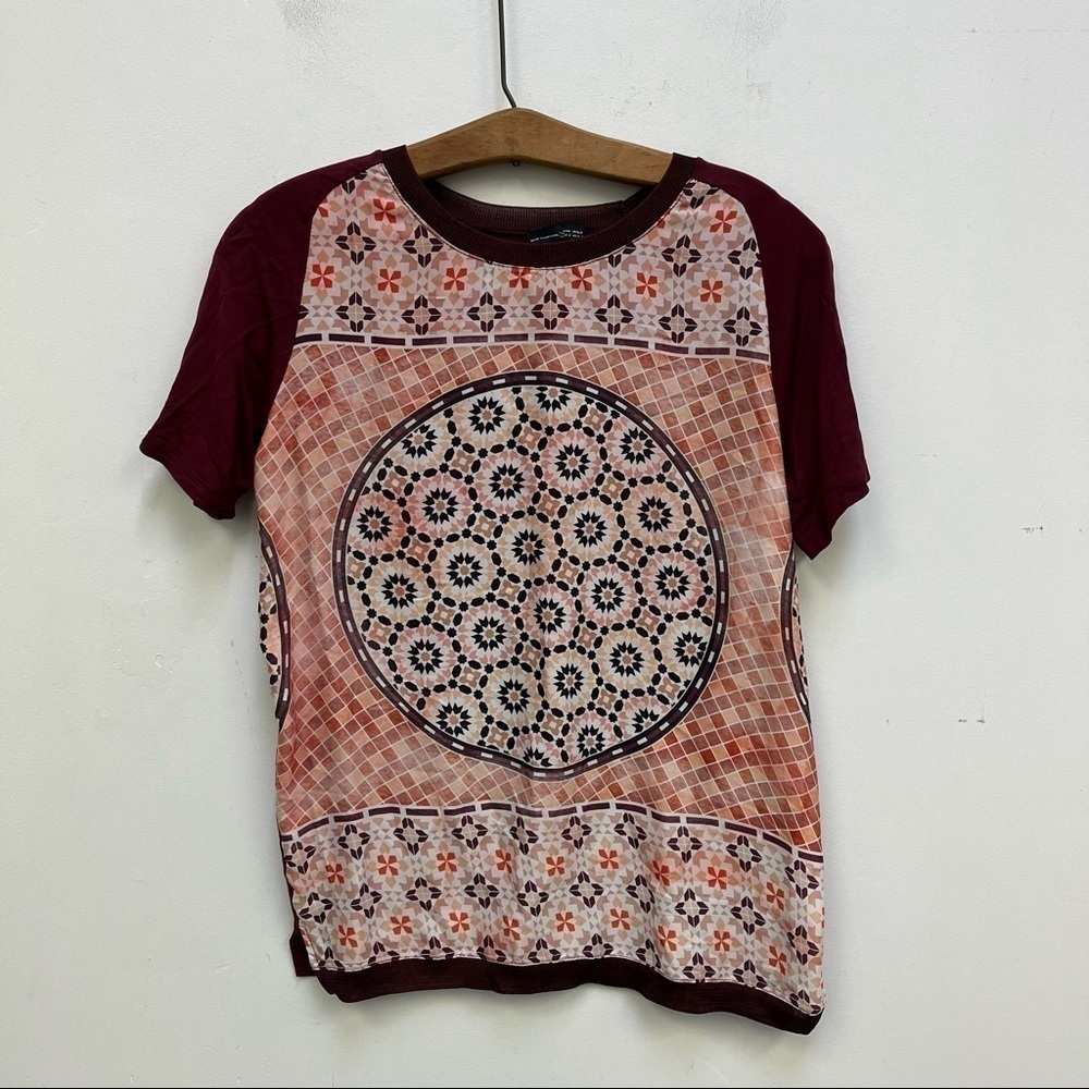 Zara W&B Raglan Top